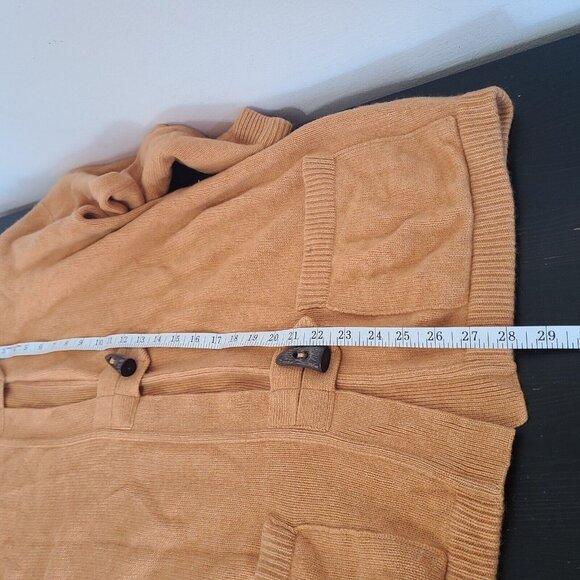 Avon Celli Italy Women's Cardigan Cashmere Sweater Size 44 Vintage Orange - Picture 6 of 11